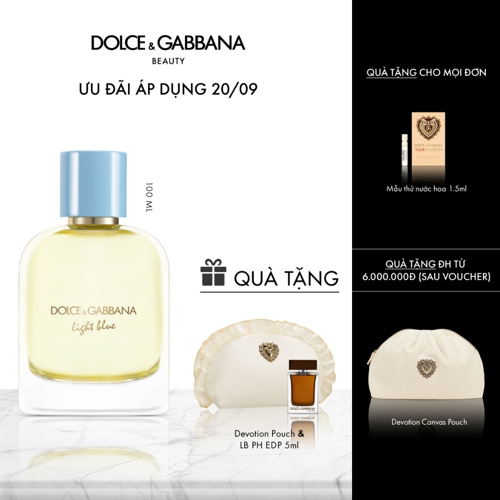 Nước hoa nam Dolce&Gabbana Light Blue Pour Homme EDP 100ml