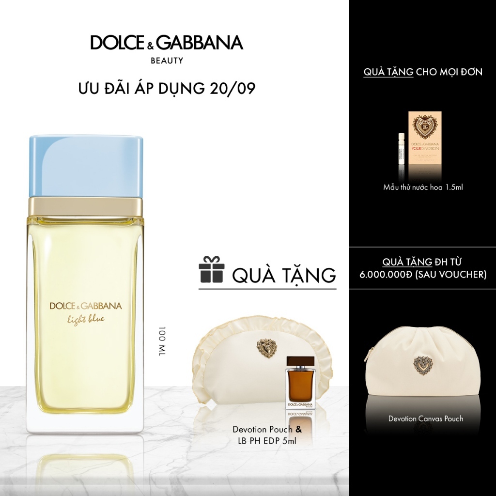 Nước hoa nữ Dolce&Gabbana Light Blue EDP 100ml