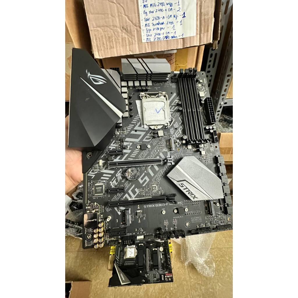 Combo main b365 rog strix + i5 9400f cũ lướt