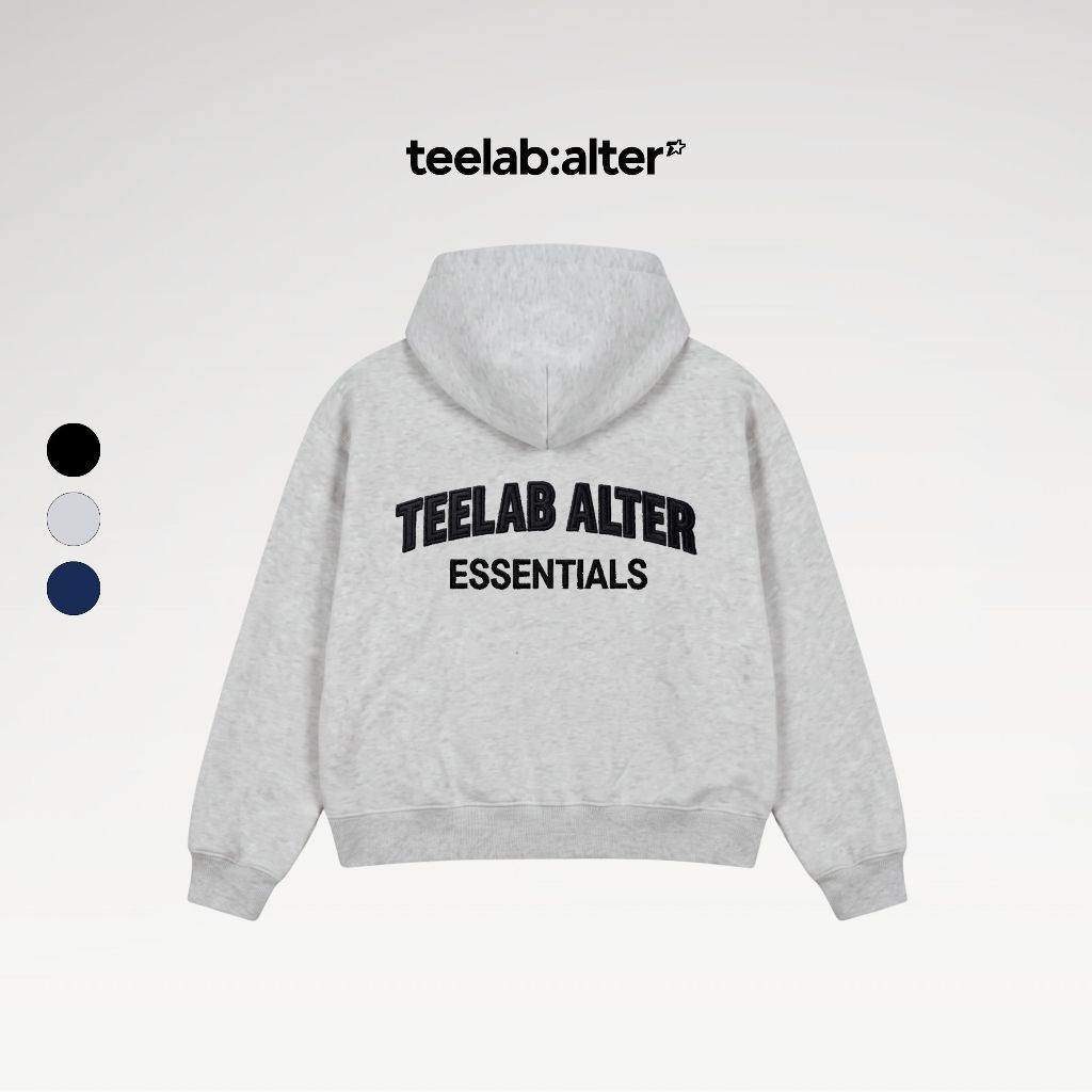 Hoodie Zip Nỉ Teelab Alter Relaxed Fit Fleece Essentials FW26 Hoodie Zip HD146