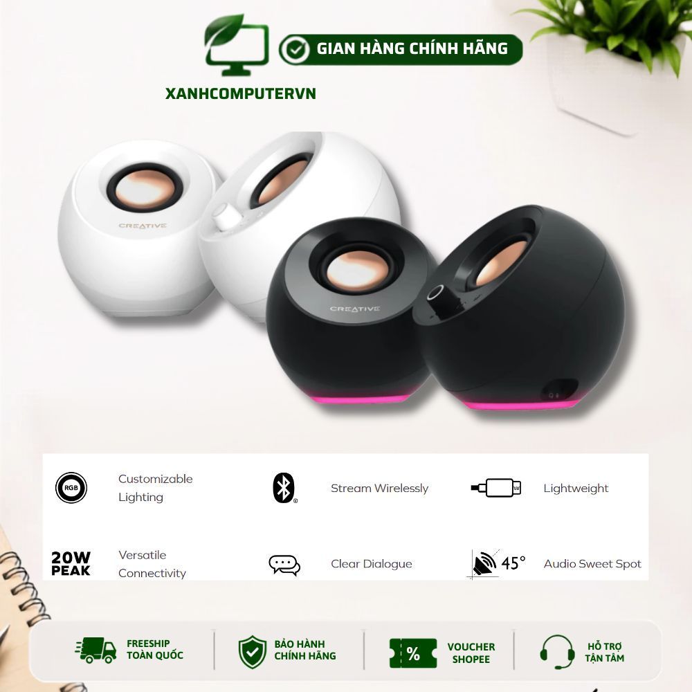 Loa Creative Pebble Pro 51MF1710AA000 51MF1710AA003 - Hàng chính hãng