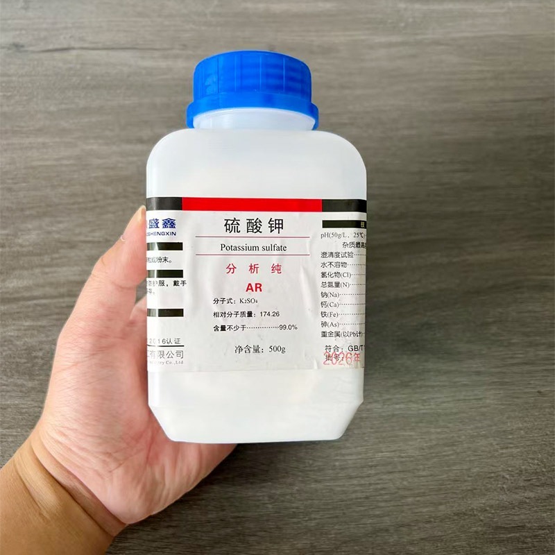 Kali Sulfat AR 500g K₂SO₄ CAS 7778-80-5, Hóa chất phân tích phòng thí nghiệm