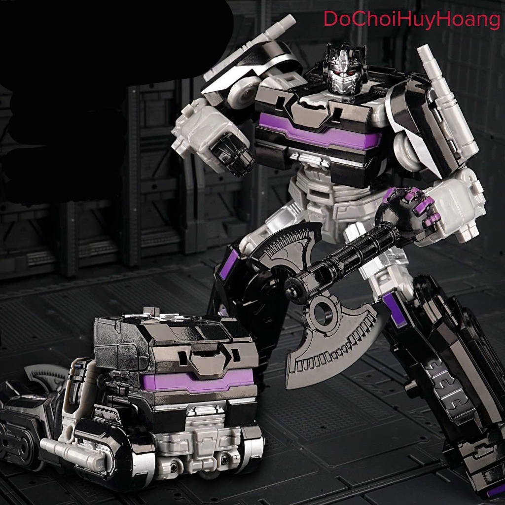 Mô hình robot Optimus đen 18cm Jk10