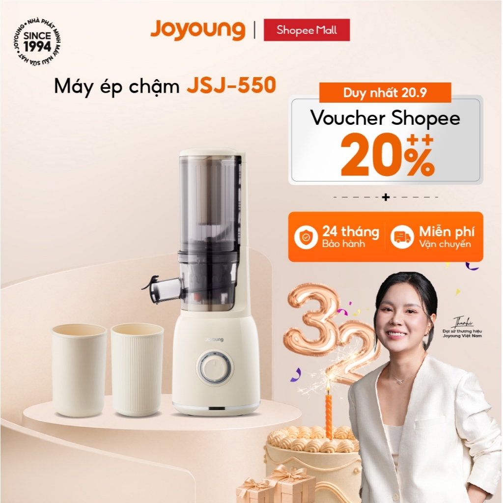Máy ép chậm Joyoung JSJ-550 | Dung tích 800ml | Công suất 120W