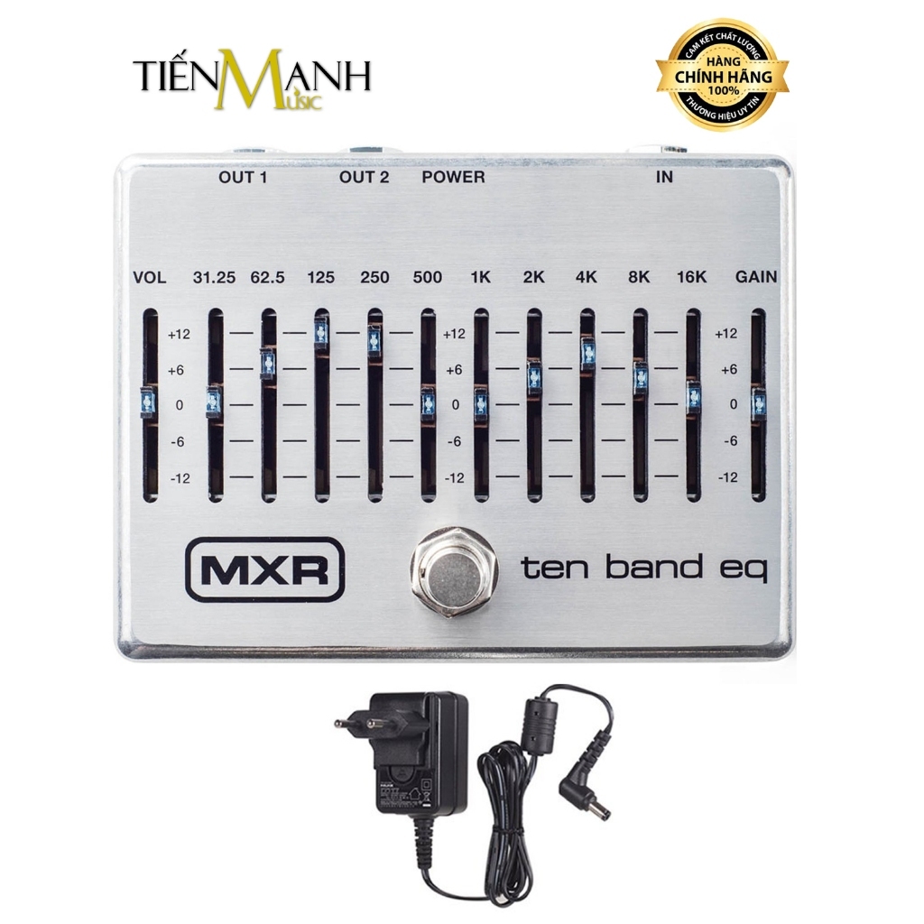 Pedal MXR M108S - 10 Band EQ Effects Cho Guitar Electric và Bass M-108S, M108, M 108S, M108 S