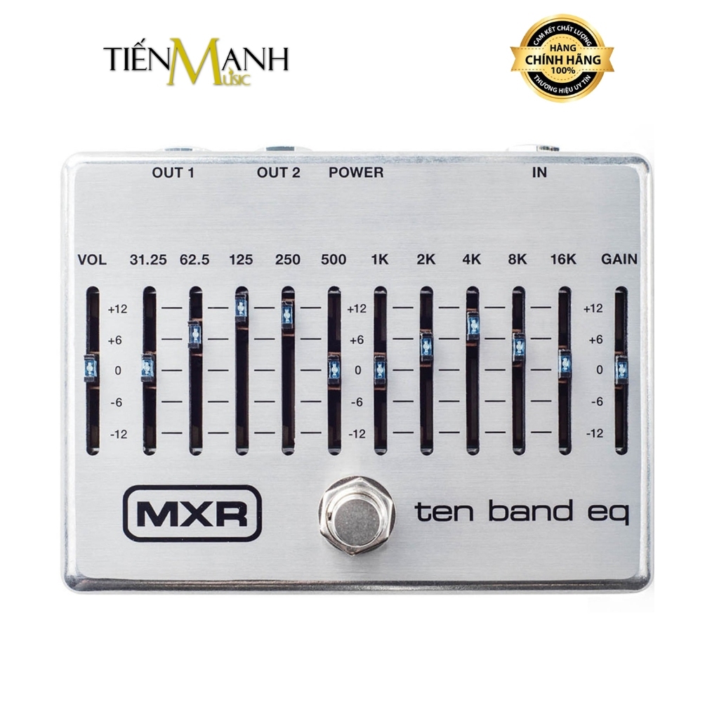 Pedal MXR M-108S - 10 Band EQ Effects Cho Guitar Electric và Bass M108S, M108, M 108S, M108 S