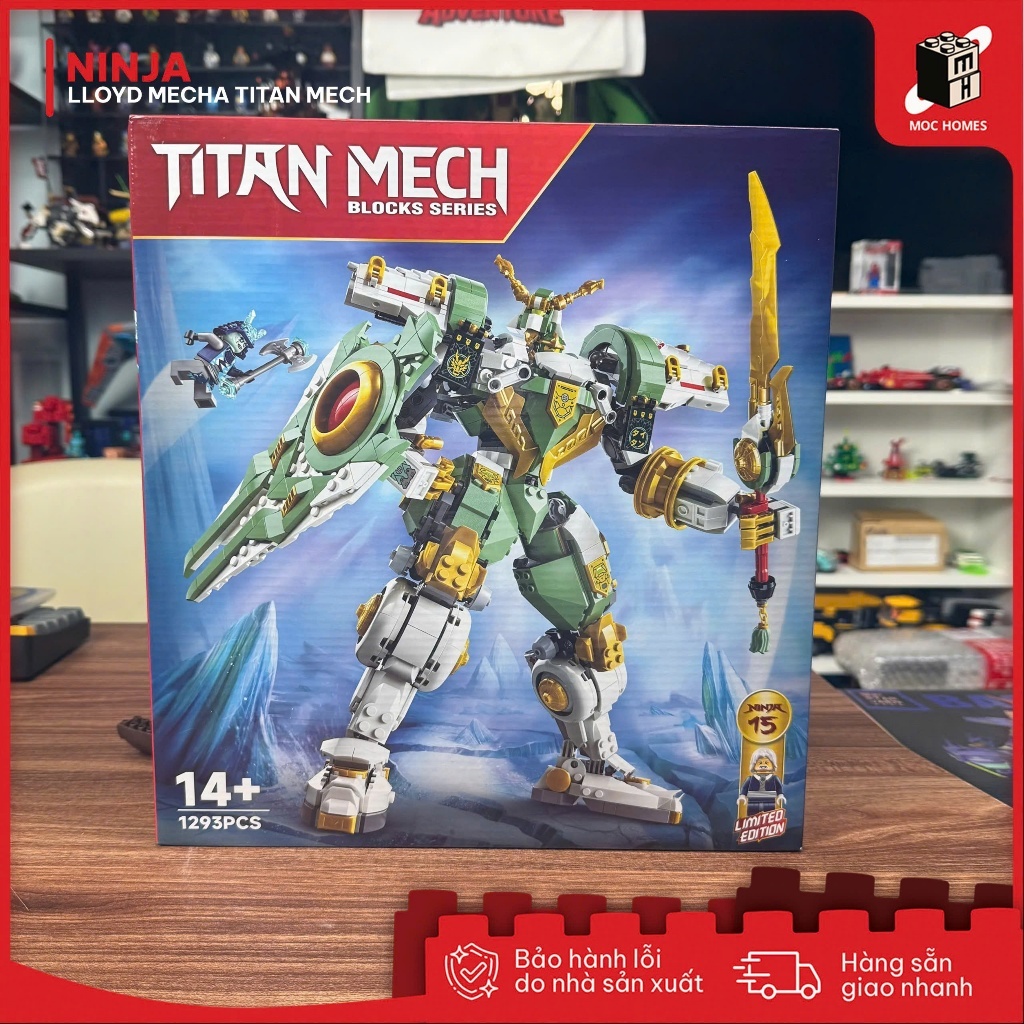 Đồ chơi lắp ráp mô hình Ninja Mecha LLoyd Titan Mech Legacy