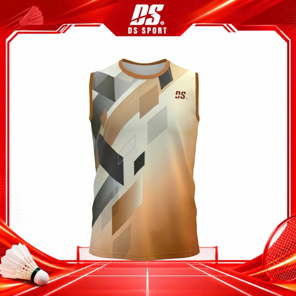 Áo Thun Thể Thao Cầu Lông Nam Thông Thoáng/Áo Ba Lỗ Thoáng Mát DS Sport - DS25-M17