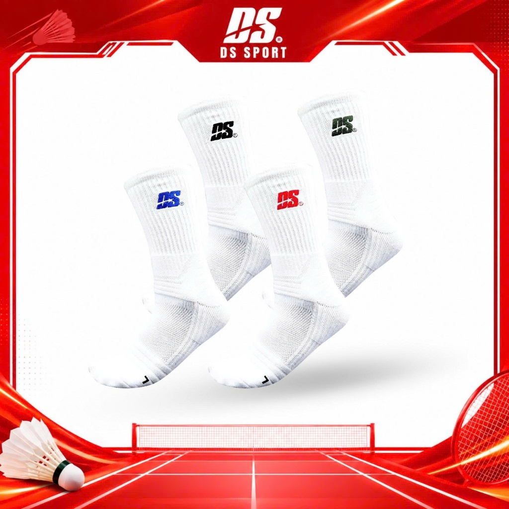 Tất Vớ Thể Thao Nam Nữ Cổ Cao Cotton DS Sport - Tournament 3