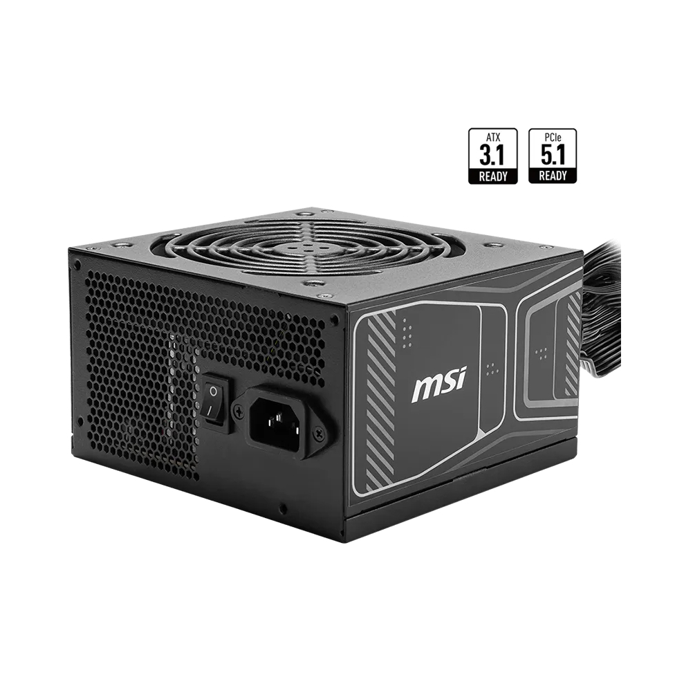 (Full Vat) Nguồn MSI MAG A850GN 850W PCIE5 80 Plus Gold | Mới - BH 36T