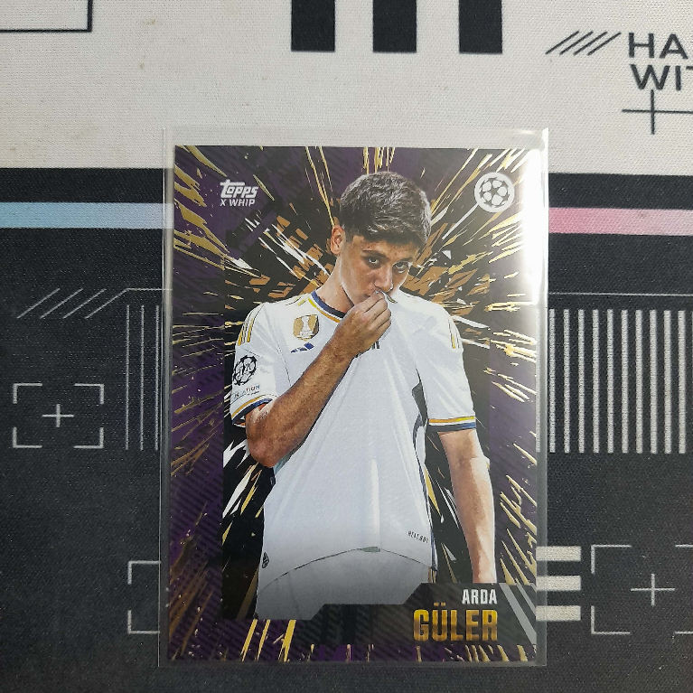 [Thẻ bóng đá] Arda Guler - Real Madrid - Base - Topps x Whip Gold