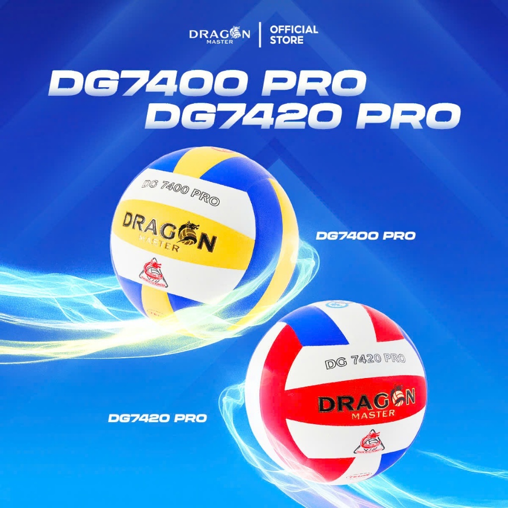 [Tiêu Chuẩn Bóng Chuyền Việt] Bóng Chuyền Dragon Master DG7400 Pro & DG7420 Pro – Da Nhật PU Microfi