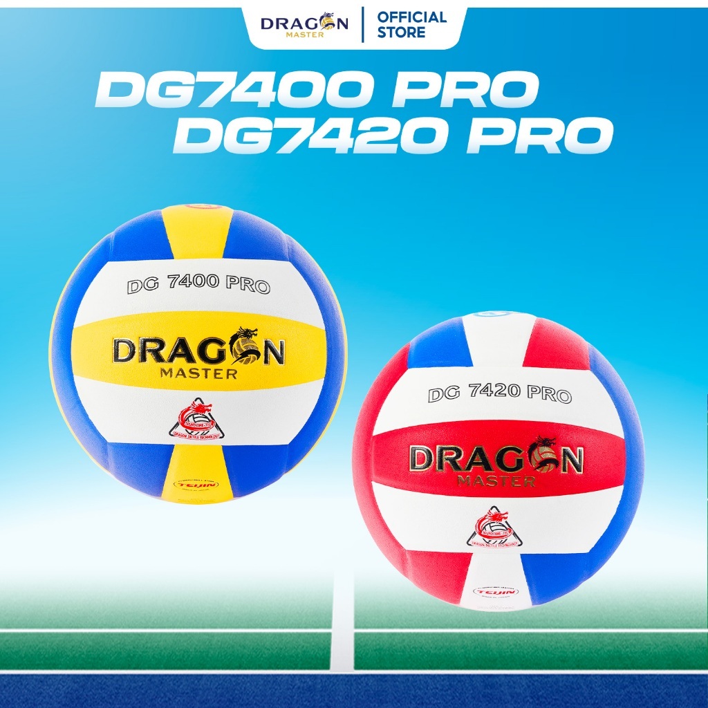 Bóng chuyền Dragon Master DG7400 Pro/DG7420 Pro – Da Nhật PU Microfiber cao cấp, êm mềm, bền bỉ - BH