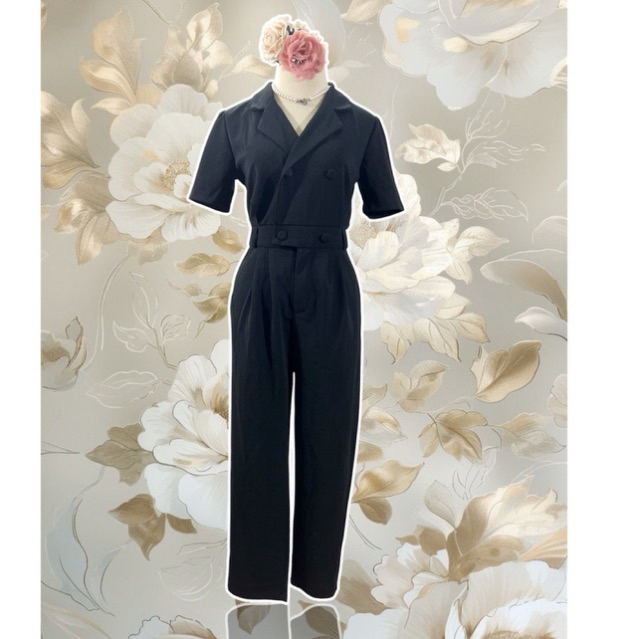 jumpsuit đen công sở sang size M (N90 Eo 70/72 D128) 1m5 vẫn mặc dc