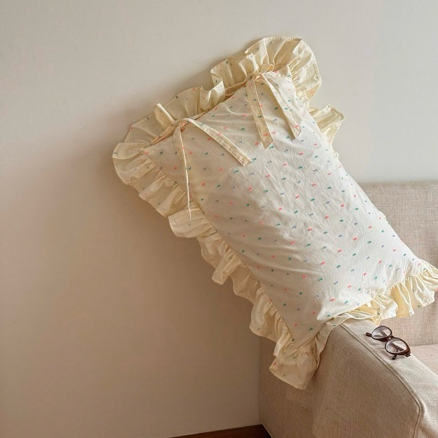 Vỏ gối viền bèo Merin (50x70)