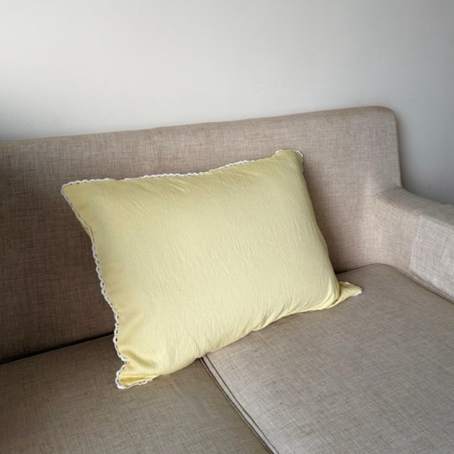 VỎ GỐI ĐŨI VIỀN REN SIZE 50x70