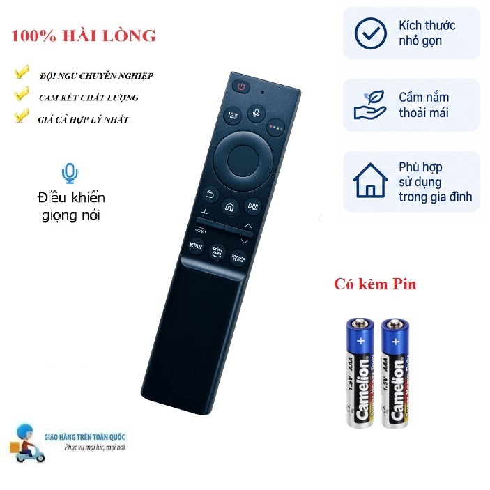 [XẢ KHO HÀNG KHỦNG] Remote Điều khiển thay thế tương thích cho giọng nói TV Samsung Qled 2015-2023