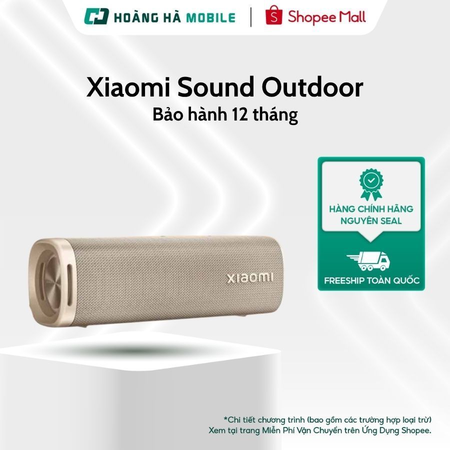 Loa Bluetooth Xiaomi Sound Outdoor Chống nước IP67 Pin 2600mAh - Chính hãng