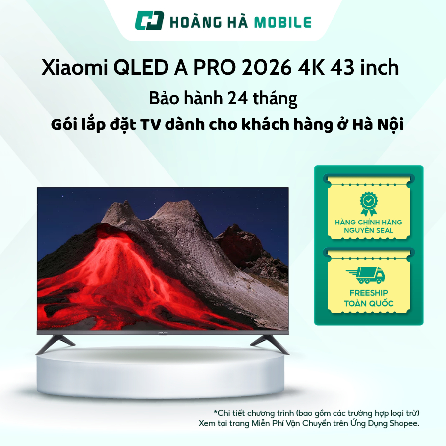 Google Tivi Xiaomi QLED A PRO 2026 4K 43 inch L43MB-APSEA - Chính hãng