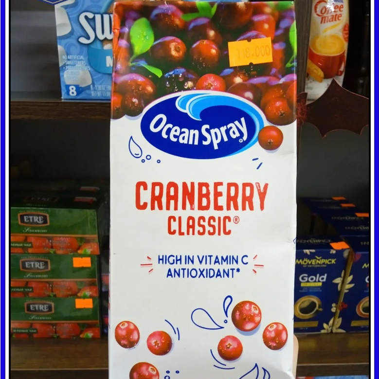Ocean Spray Nước ép Nam Việt Quất Cranberry Juice 1L