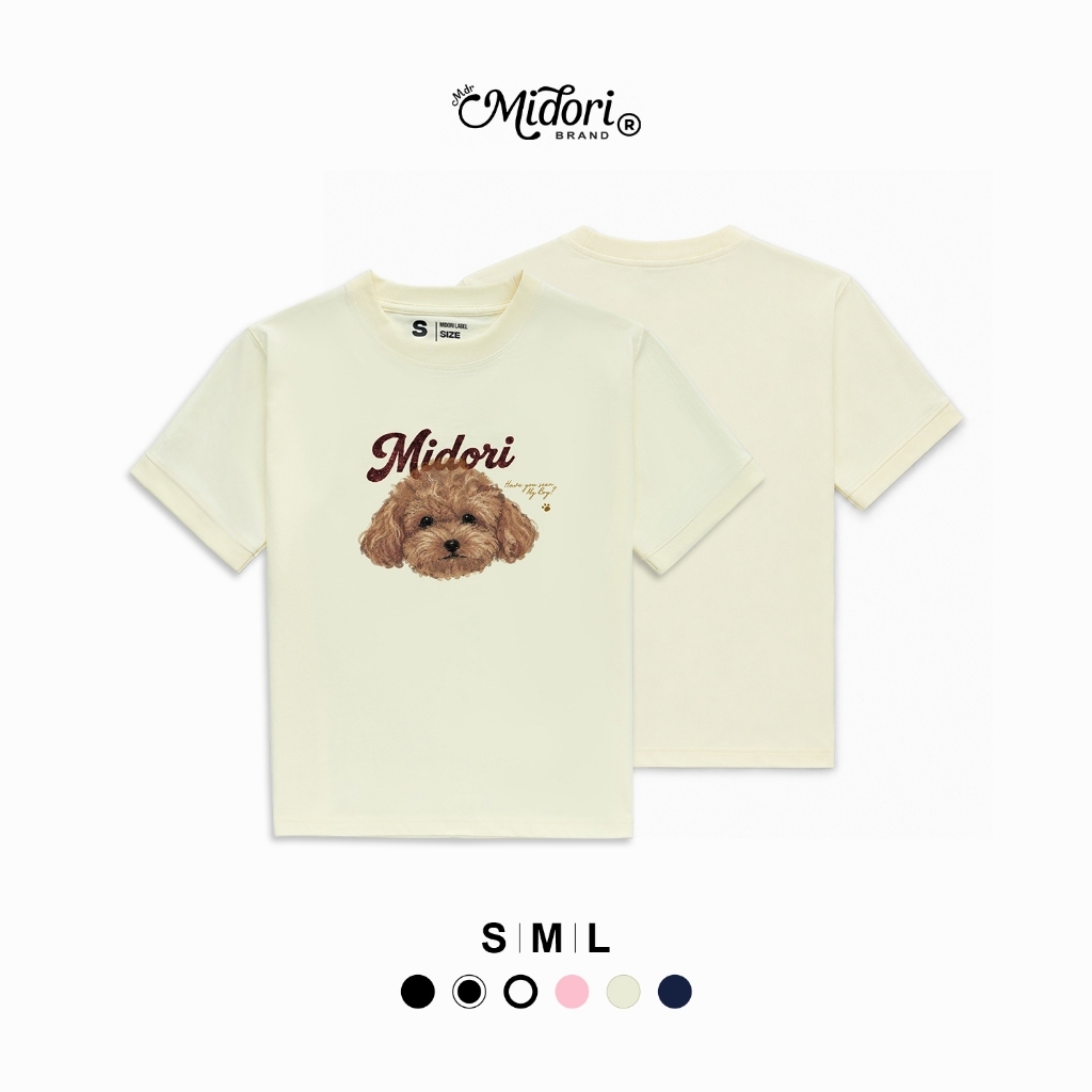 Áo Thun Form Baby Tee Cotton Mềm Mịn Họa Tiết POODLE Đáng Yêu Mặc Đi Học Đi…