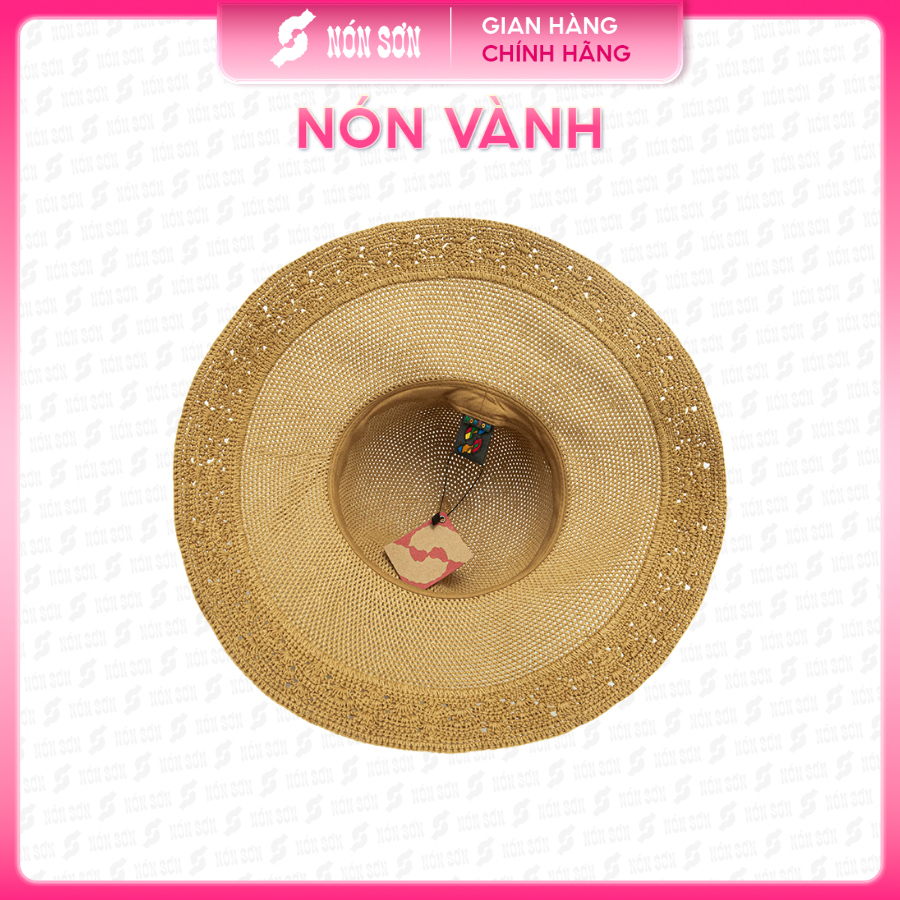 Nón Sơn Nón Vành - Mũ vành đan tay cao cấp chính hãng ĐH114-KM2