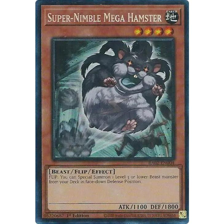 [Alan Yugioh Shop - TCG UK] Super-Nimble Mega Hamster - RA02-EN004