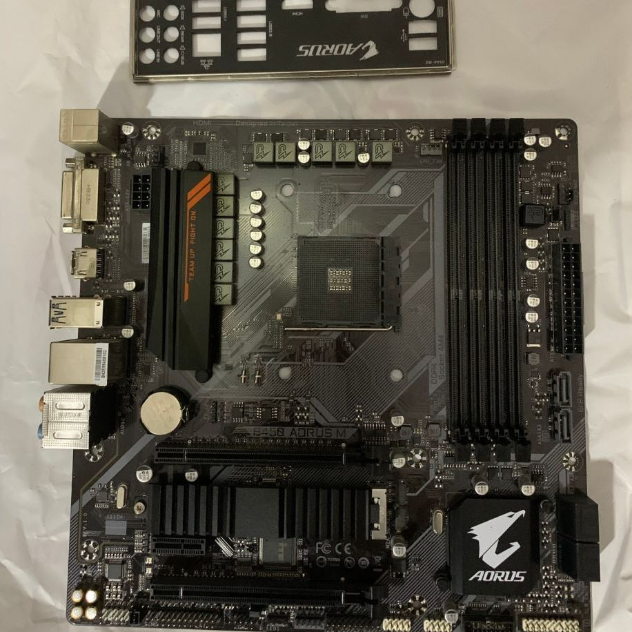 Mainboard Gigabyte B450 AORUS M AM4 mATX – Hỗ Trợ Max Ryzen 9 5950X, 4 Khe DDR4, M.2 NVMe ( Hàng thá