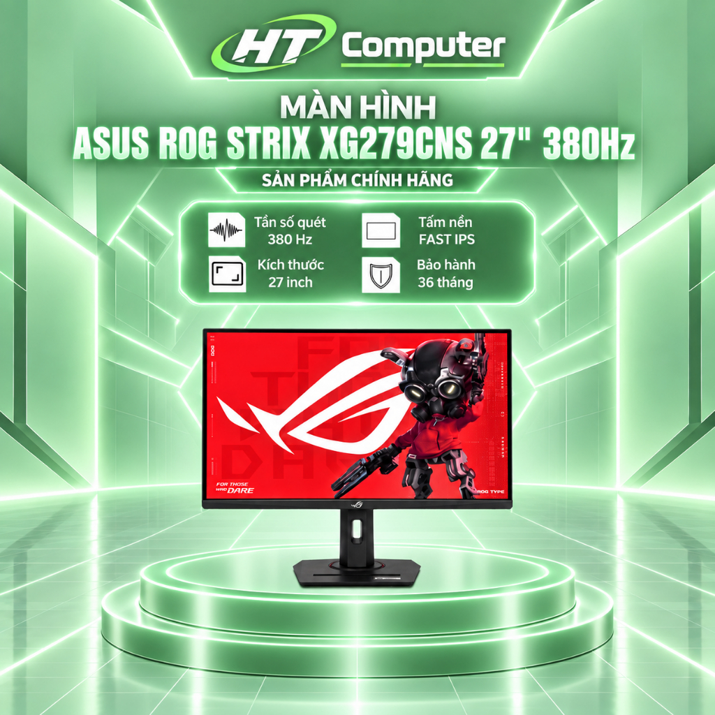Màn Hình ASUS ROG XG279CNS - 27" 380Hz IPS Phẳng