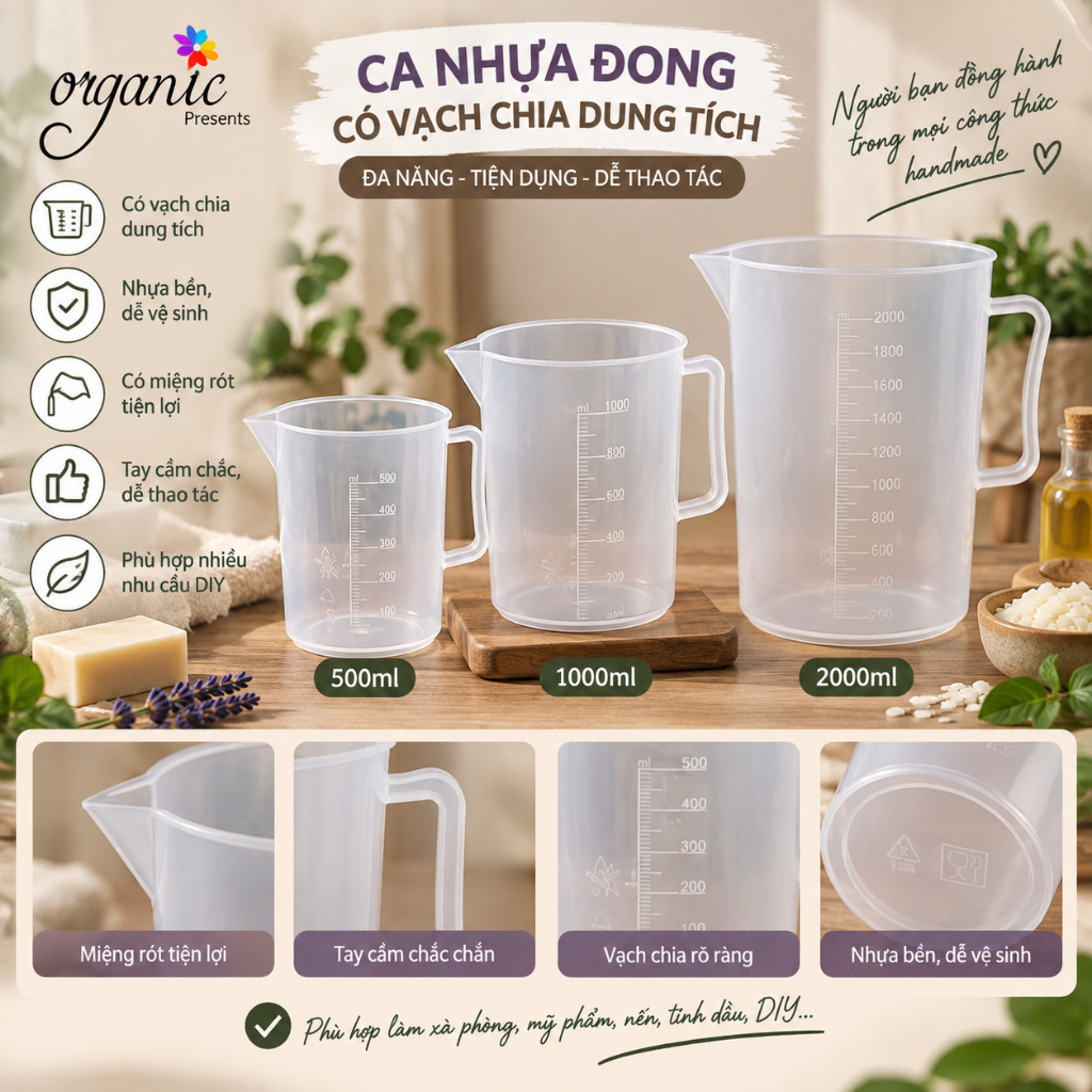 CA NHỰA ĐONG CÓ CHIA VẠCH – 500ML / 1000ML / 2000ML