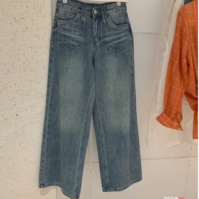 [WG.WE] quần Jeans suông Daisy LiChi Clothing QDJ-11131