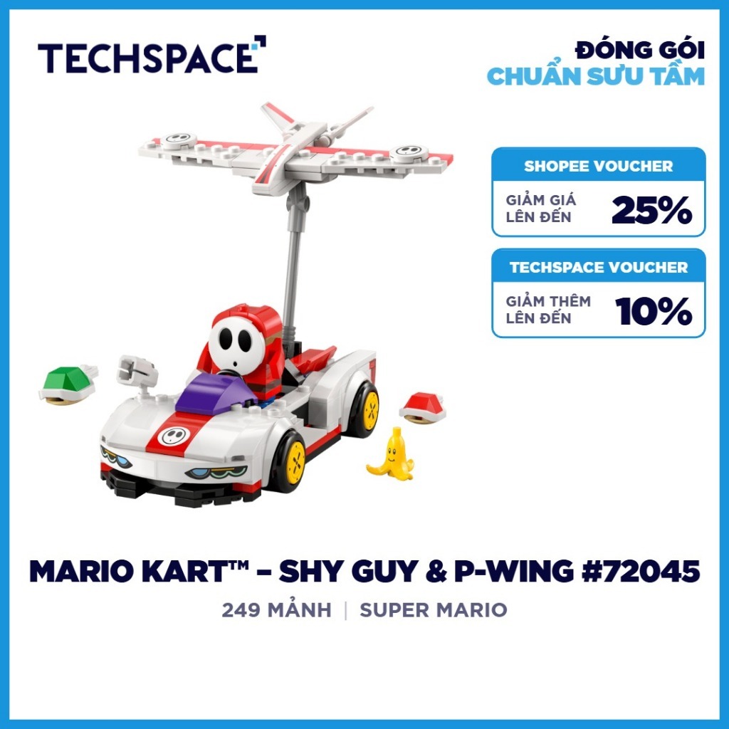 Bộ Mô Hình LEGO Mario Kart™ - Shy Guy & P-Wing LEGO SUPER MARIO #72045