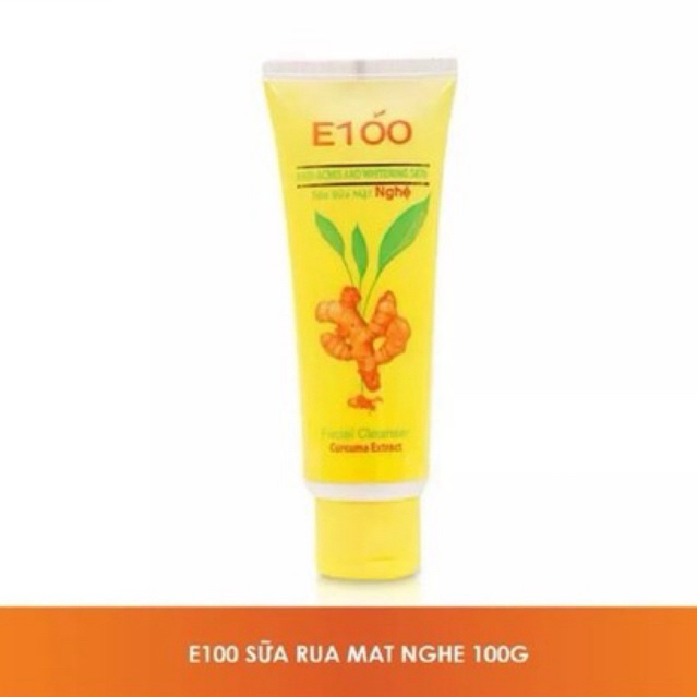 Sữa rửa mặt nghệ 100g E100