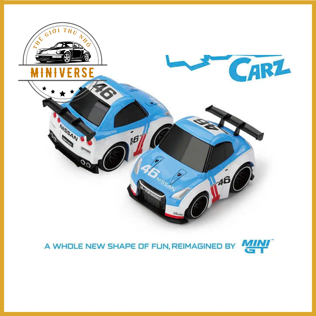 Miniverse - Xe mô hình Qube Carz 008 Nissan Skyline GT-R (R35) LB WORKS Type 1, Rear Wing ver 1 GT W