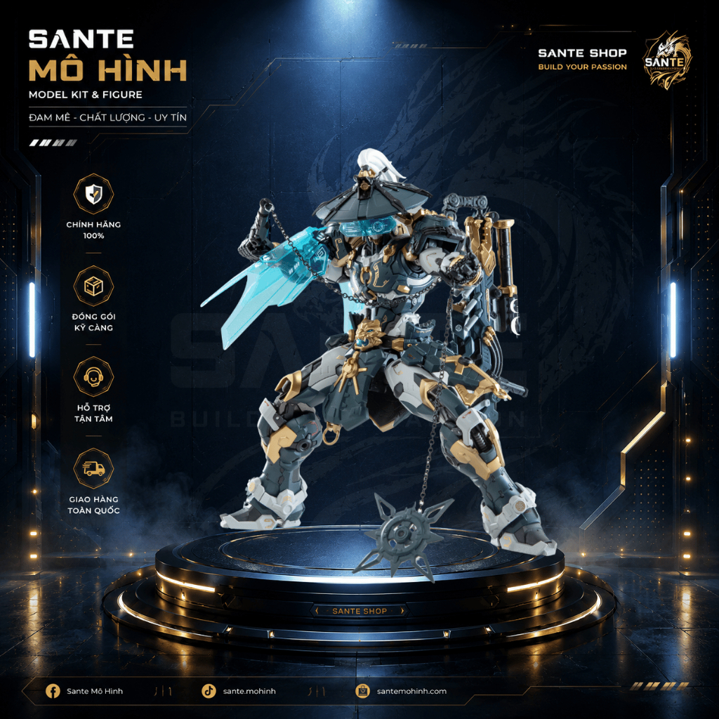 [ Hàng đang về ] Mô Hình lắp ráp Cangdao - Tuần giới sư Bạch Hổ