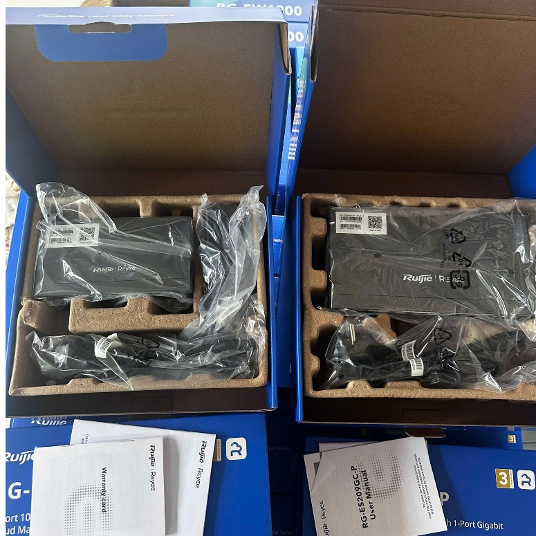 Switch PoE Gigabit Ruijie Reyee RG-ES205GC-P / RG-ES209GC-P Quản Lý Cloud