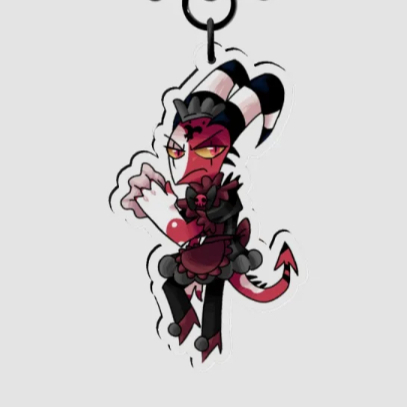 Clown Maid Blitz Acrylic Keychain