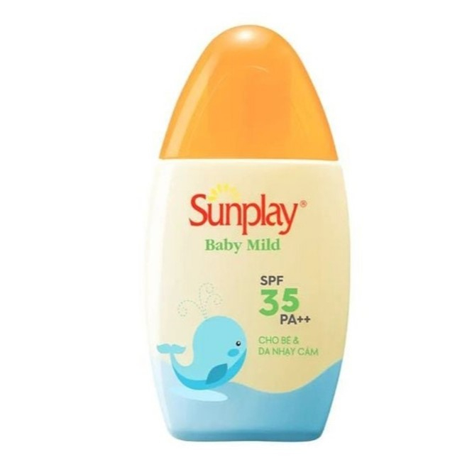 Sunplay Kem chống nắng các loại Baby Mild & Super Block 70g