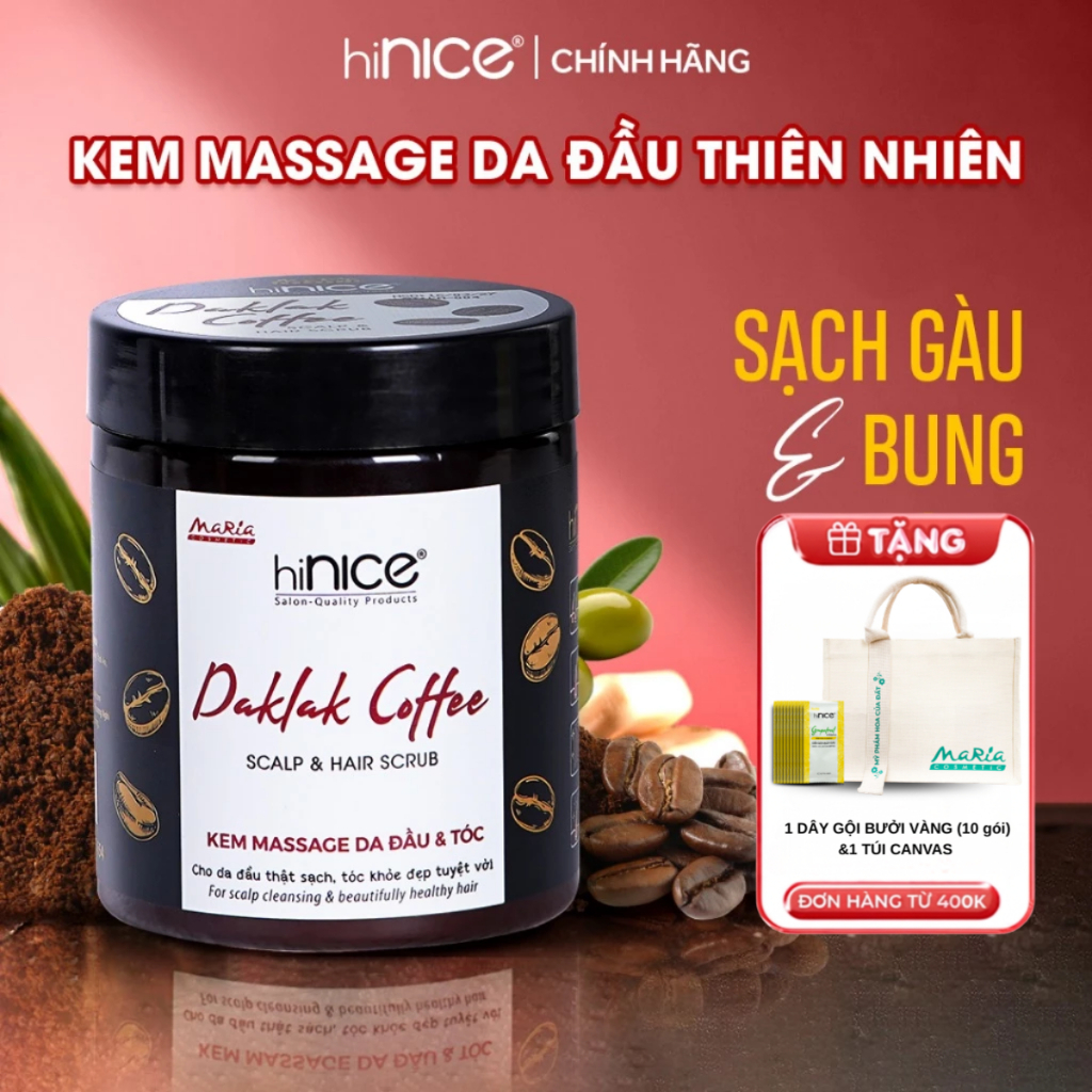Kem Massage Da Đầu hiNICE Giúp Làm Sạch Vảy Gàu, Dưỡng Ẩm Và Giảm Mụn Da Đầu