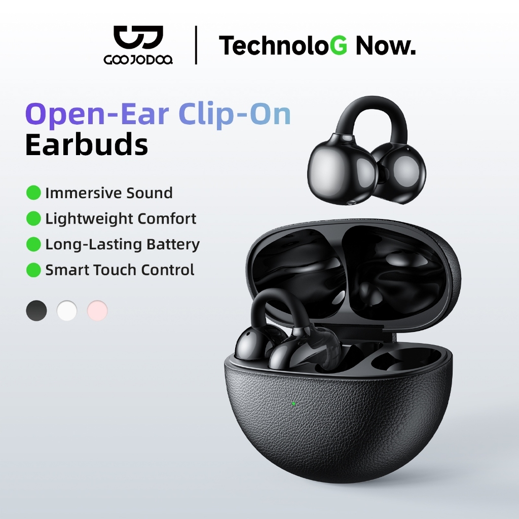 Tai Nghe Bluetooth Goojodoq 5.3 TWS, Tai Nghe Không Nhét Tai, Âm Thanh Stereo…