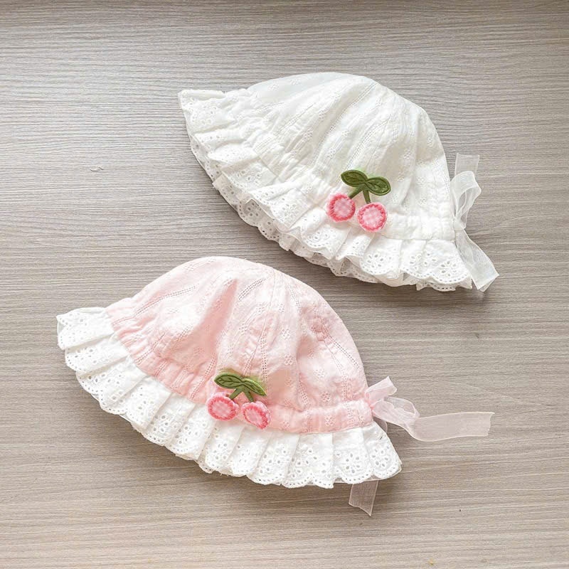 𝓒𝓱𝓮𝓻𝓻𝔂.𝓑𝓮́𝓑𝓮́ 🍒:Mũ Ren Viền Bèo Cho Bé Gái 0-18 Tháng MU192 MU342 - Mũ Trùm Đầu Tiểu Thư Dễ Thương C