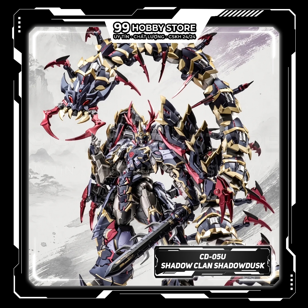 [SẴN] Mô Hình Metal Build 1/72 CD-05U Shadow Clan Shadowdusk V2 (Trọng Ảnh / Rết Đen) CangDao (Tặng 
