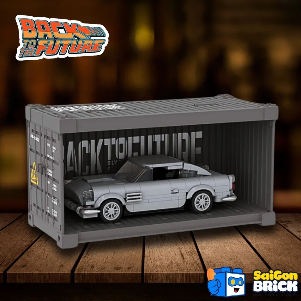 SAIGON BRICK - PB8802 - BACK TO THE FUTURE - SILVER STREAM SOARDER CAR ASTON MARTIN (506+ PCS) - XE 
