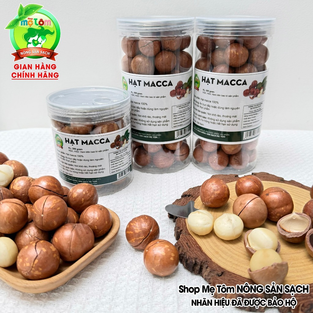 HẠT MACCA SIZE ĐẠI - HẠT CỒ NỨT VỎ ĂN LIỀN (hạt mắc ca) (CÓ XUẤT HÓA ĐƠN CÔNG TY)