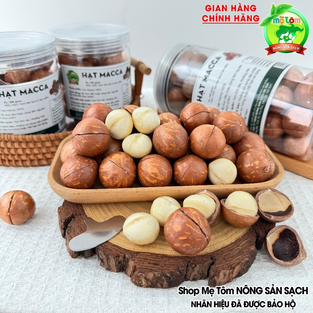500GRAM HẠT MACCA GIÒN NGON SHOP MẸ TÔM - HẠT MẮC CA (CÓ XUẤT HÓA ĐƠN CÔNG TY)