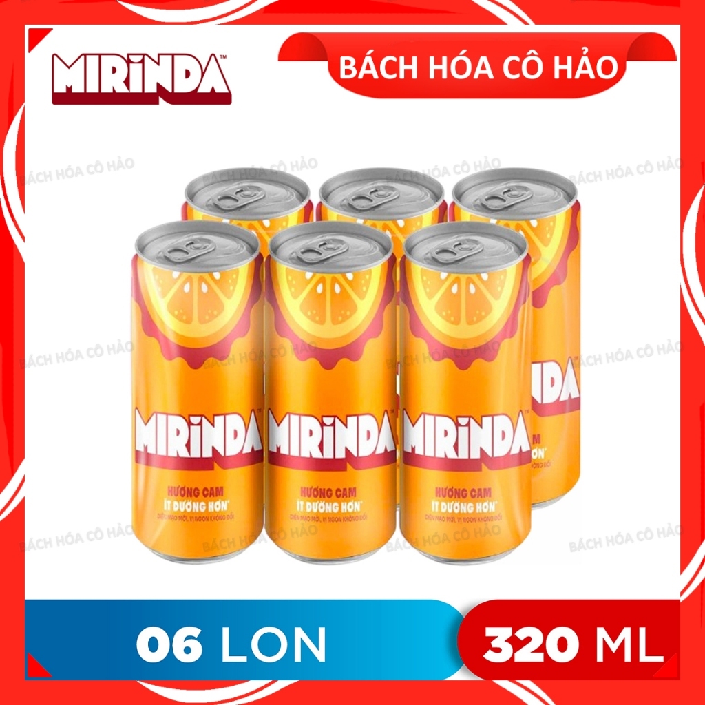 Nước giải khát hương cam Mirinda 320ml