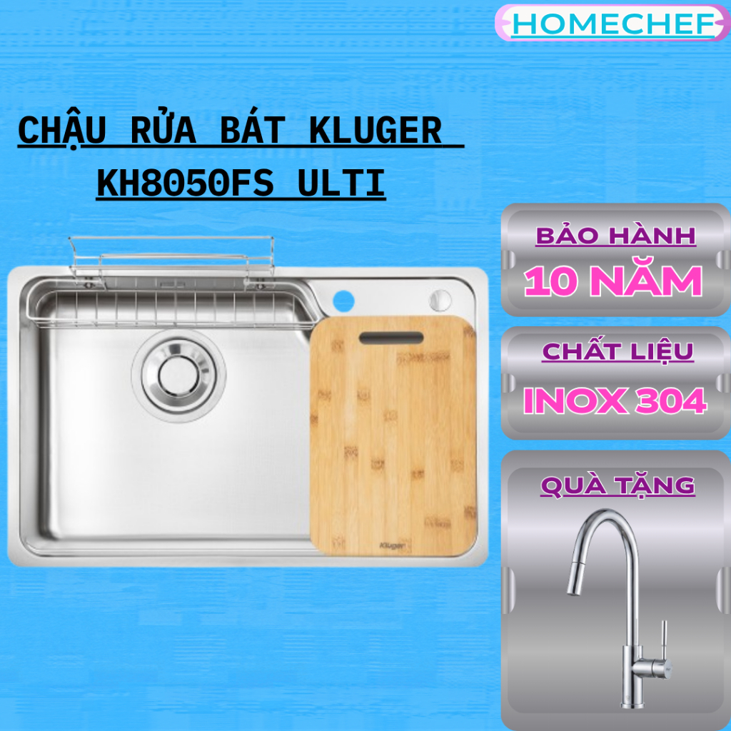Chậu rửa bát Kluger KH8050FS Ulti