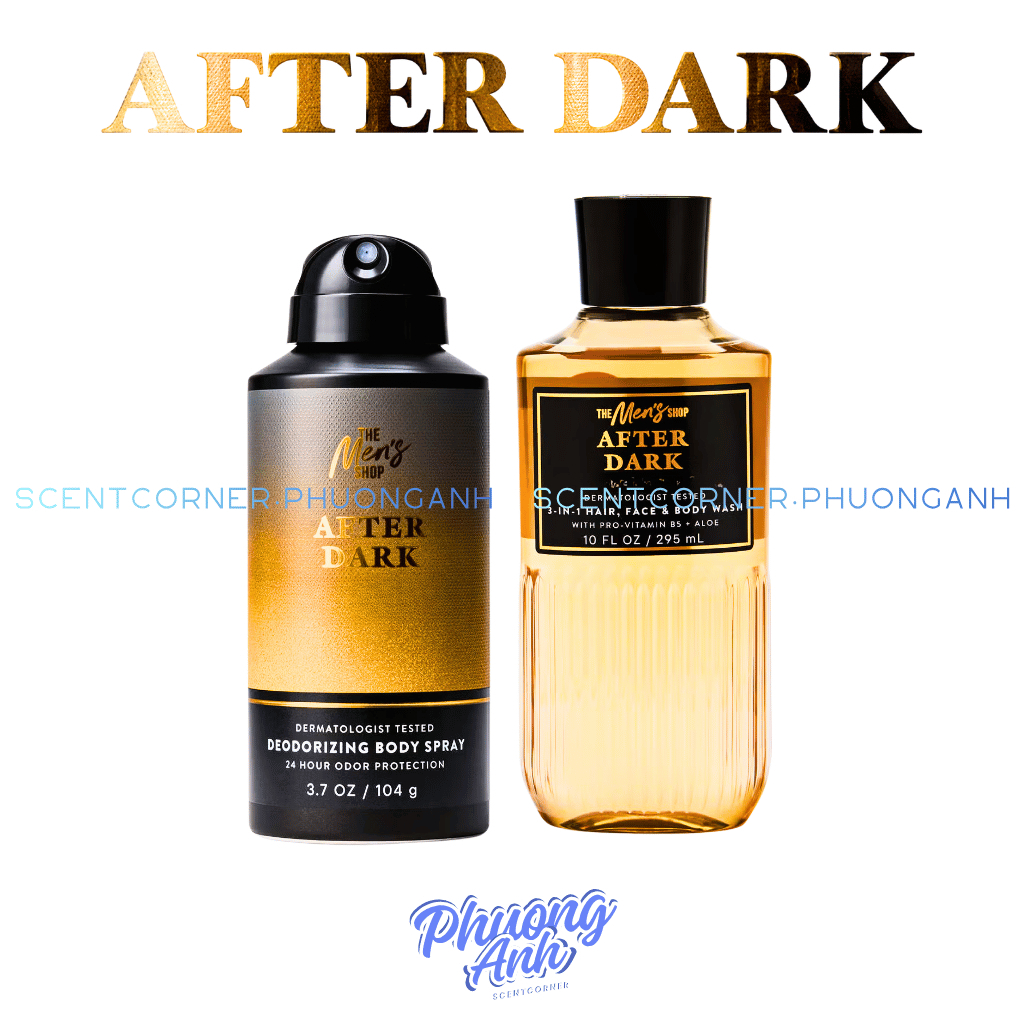 AFTER DARK | Bộ sản phẩm Spray - Sữa Tắm Nam