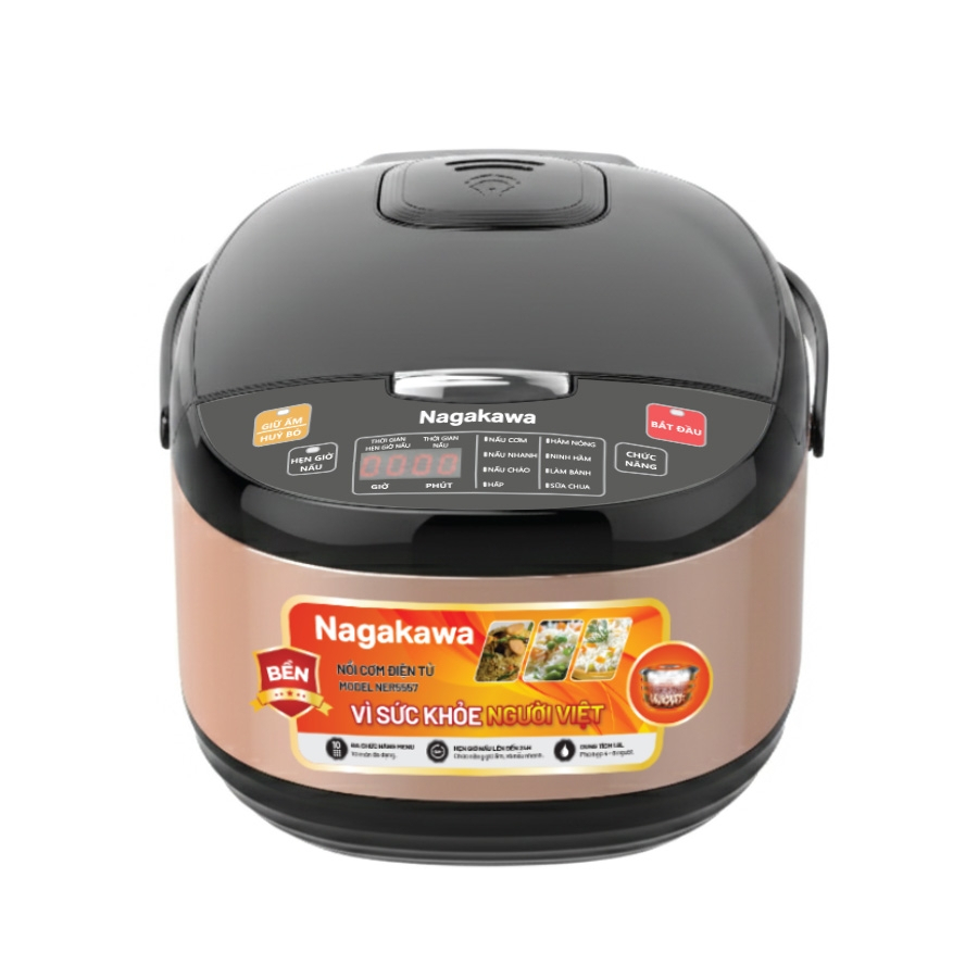 Nồi cơm điện tử 1.8L Nagakawa NER5557