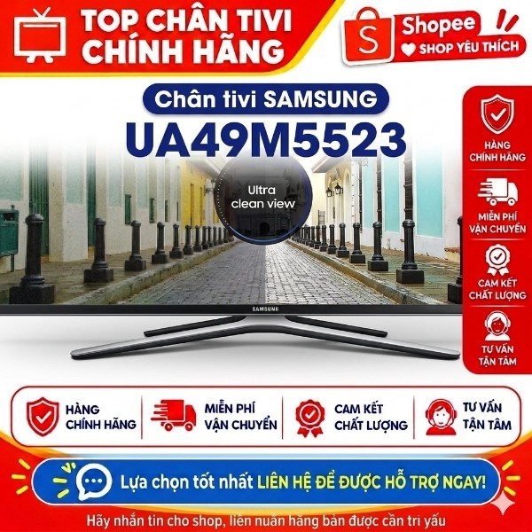 Chân tivi Samsung UA 49M5523 Chính hãng